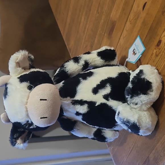 Jellycat Original Bashful Calf 12.2x4.7x3.5" Soft & Plush BNWT Authentic - Picture 4 of 6